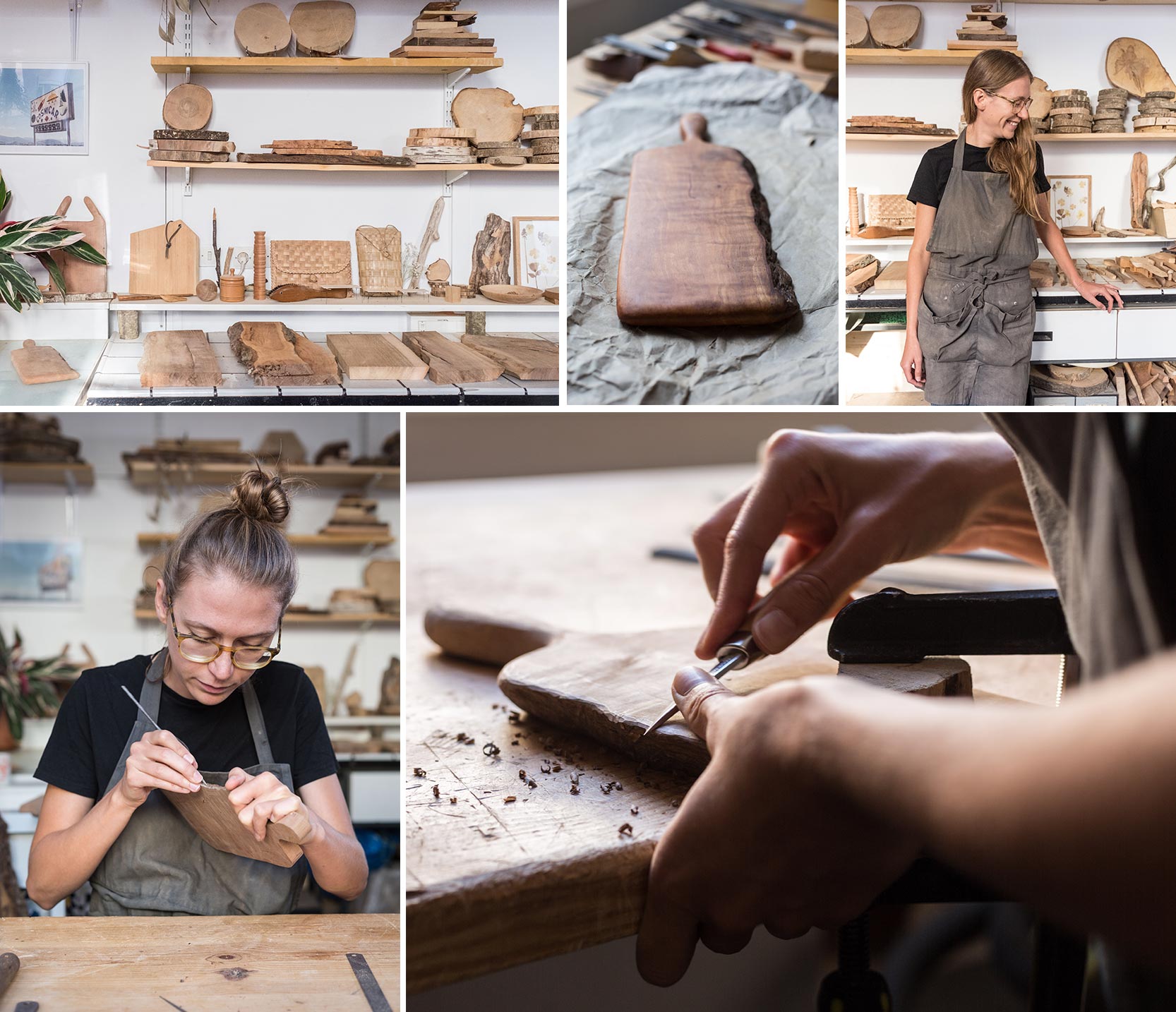 Morgane Ricada, artisan du bois