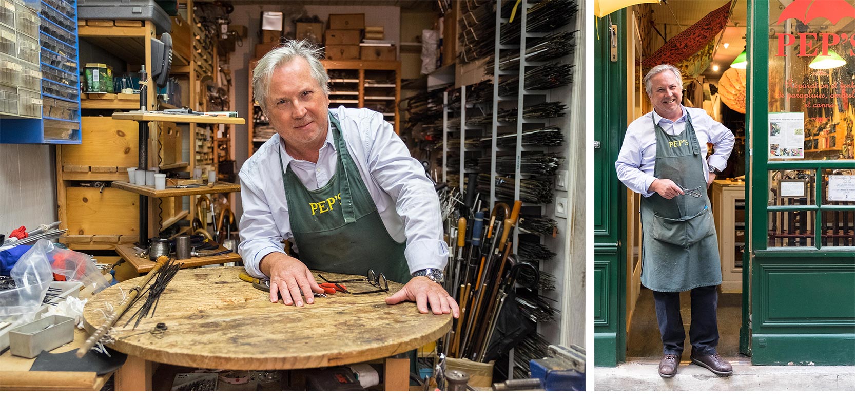 Thierry Millet, Réparateur de parapluies