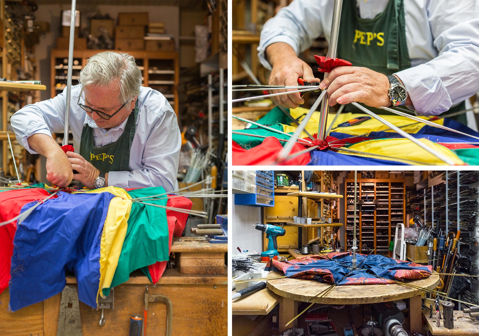 Thierry Millet, Réparateur de parapluies
