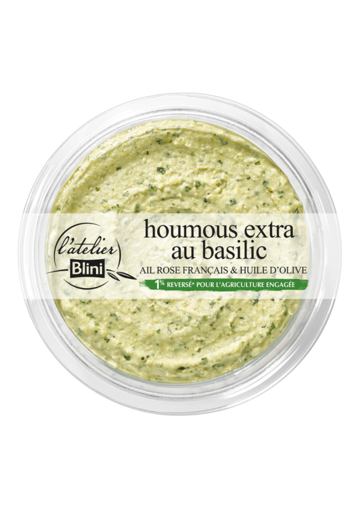Houmous basilic latelier Blini